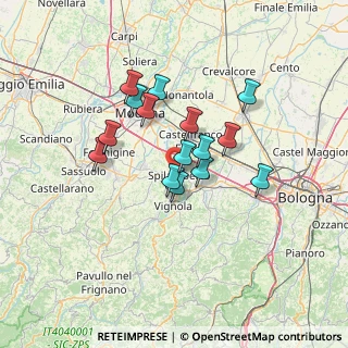Mappa 41057 Spilamberto MO, Italia (10.768)