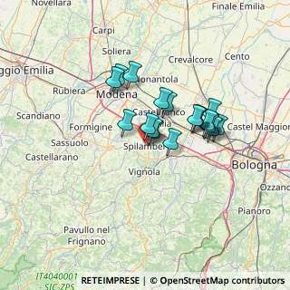 Mappa 41057 Spilamberto MO, Italia (10.38421)