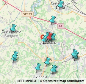 Mappa 41057 Spilamberto MO, Italia (4.43471)