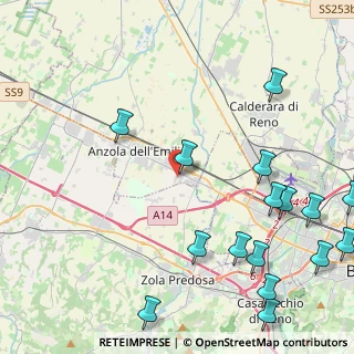 Mappa Via 2 Giugno, 40011 Anzola dell'Emilia BO, Italia (6.055)