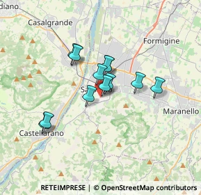 Mappa Viale Bellini, 41049 Sassuolo MO, Italia (2.53)