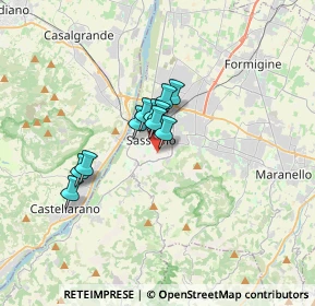 Mappa Viale Bellini, 41049 Sassuolo MO, Italia (2.13091)