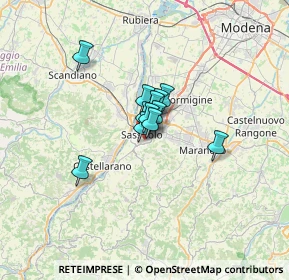 Mappa Viale Bellini, 41049 Sassuolo MO, Italia (3.38083)