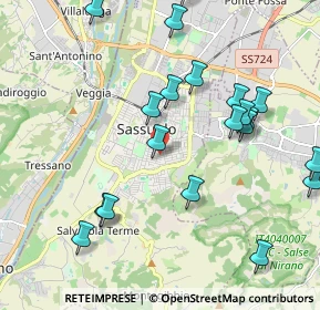 Mappa Viale Bellini, 41049 Sassuolo MO, Italia (2.3295)
