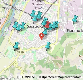 Mappa Viale Bellini, 41049 Sassuolo MO, Italia (0.996)