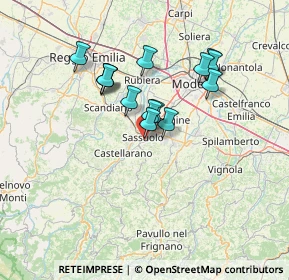 Mappa Viale Bellini, 41049 Sassuolo MO, Italia (11.38071)