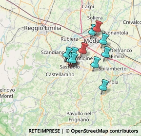 Mappa Viale Bellini, 41049 Sassuolo MO, Italia (8.52846)