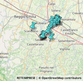 Mappa Viale Bellini, 41049 Sassuolo MO, Italia (9.637)