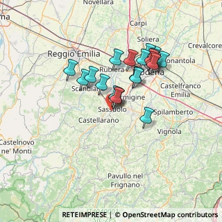Mappa Viale Ruggero Leoncavallo, 41049 Sassuolo MO, Italia (12.125)