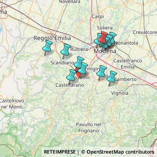 Mappa Viale Ruggero Leoncavallo, 41049 Sassuolo MO, Italia (12.44615)