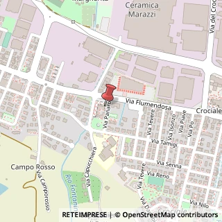 Mappa Via Panaro, 20, 41042 Fiorano Modenese, Modena (Emilia Romagna)