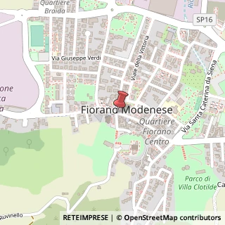 Mappa Via Vittorio Veneto, 36, 41042 Fiorano Modenese, Modena (Emilia Romagna)