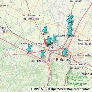 Mappa Via del Bargellino, 40132 Bologna BO, Italia (6.47)