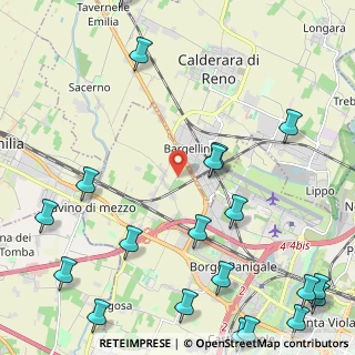 Mappa Via del Bargellino, 40132 Bologna BO, Italia (3.33)