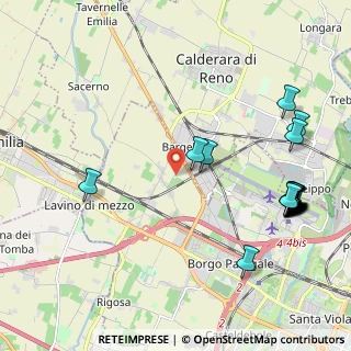 Mappa Via del Bargellino, 40132 Bologna BO, Italia (2.675)