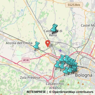 Mappa Via del Bargellino, 40132 Bologna BO, Italia (4.76938)