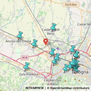 Mappa Via del Bargellino, 40132 Bologna BO, Italia (5.48824)