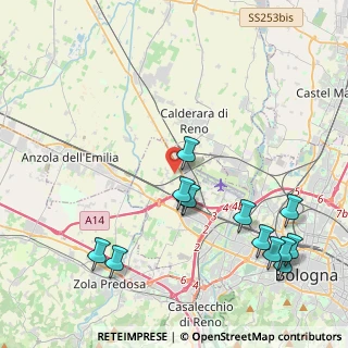 Mappa Via del Bargellino, 40132 Bologna BO, Italia (4.98154)