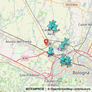 Mappa Via del Bargellino, 40132 Bologna BO, Italia (3.61818)