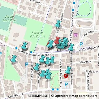 Mappa Viale Camillo Benso Cavour, 41049 Sassuolo MO, Italia (0.1)