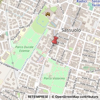 Mappa Via Felice Cavallotti, 61, 41049 Sassuolo, Modena (Emilia Romagna)