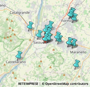 Mappa Viale Fratelli Bandiera, 41049 Sassuolo MO, Italia (3.5005)