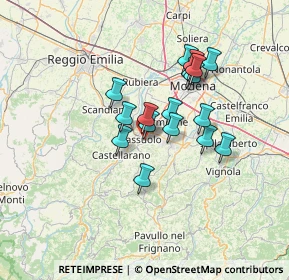 Mappa Viale Fratelli Bandiera, 41049 Sassuolo MO, Italia (10.77118)