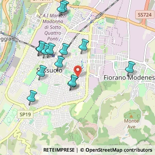 Mappa Viale Fratelli Bandiera, 41049 Sassuolo MO, Italia (1.07214)