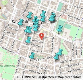 Mappa Via Medaglia D'Oro, 41049 Sassuolo MO, Italia (0.2185)