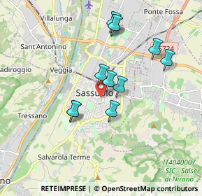 Mappa Via Medaglia D'Oro, 41049 Sassuolo MO, Italia (1.62182)