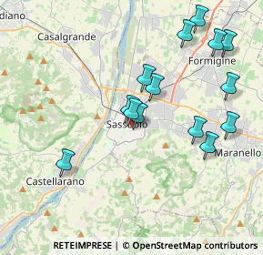 Mappa Via Medaglia D'Oro, 41049 Sassuolo MO, Italia (3.97643)