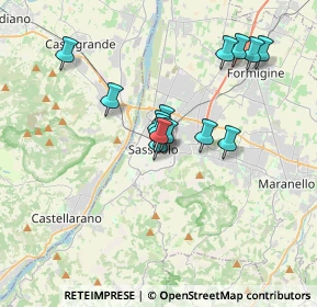 Mappa Via Medaglia D'Oro, 41049 Sassuolo MO, Italia (2.86714)