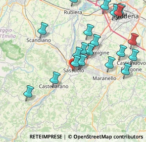 Mappa Viale Sant'Anna, 41049 Sassuolo MO, Italia (8.797)