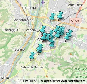 Mappa Viale Sant'Anna, 41049 Sassuolo MO, Italia (1.2755)