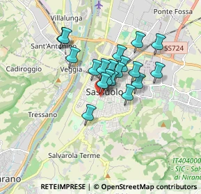 Mappa Viale Sant'Anna, 41049 Sassuolo MO, Italia (1.28158)