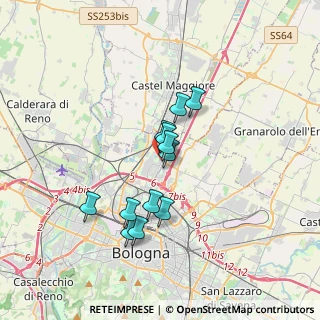 Mappa Via Don G. Francesco Fiammelli, 40100 Bologna BO, Italia (2.77)