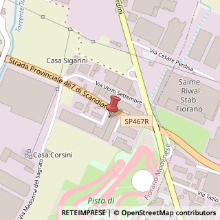 Mappa Via 2 Giugno, 13, 41042 Fiorano Modenese, Modena (Emilia Romagna)