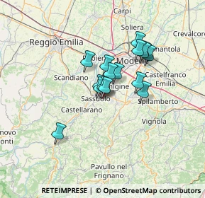 Mappa Strada, 41042 Fiorano Modenese MO, Italia (9.57)