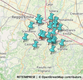 Mappa Strada, 41042 Fiorano Modenese MO, Italia (10.235)