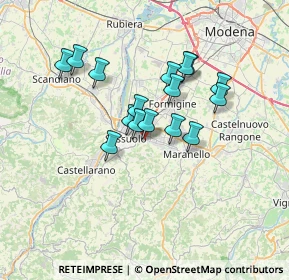 Mappa Strada, 41042 Fiorano Modenese MO, Italia (5.58125)