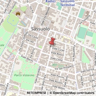 Mappa Viale della Pace, 22, 41049 Sassuolo, Modena (Emilia Romagna)