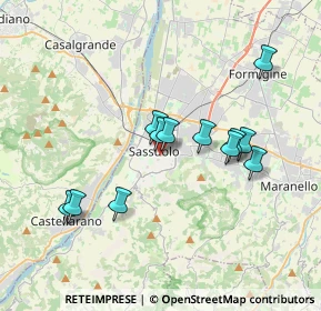 Mappa Viale Medaglie D'Oro, 41049 Sassuolo MO, Italia (3.29667)