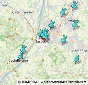 Mappa Viale Medaglie D'Oro, 41049 Sassuolo MO, Italia (3.68583)
