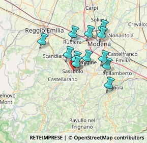 Mappa Viale Medaglie D'Oro, 41049 Sassuolo MO, Italia (11.13667)