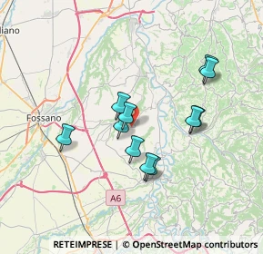 Mappa FRAZ. LA PRA, 12041 Bene Vagienna CN, Italia (6.08636)