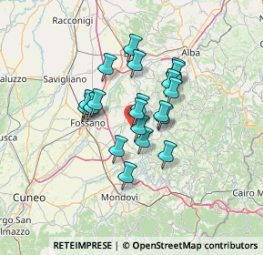 Mappa FRAZ. LA PRA, 12041 Bene Vagienna CN, Italia (9.7235)