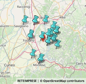 Mappa FRAZ. LA PRA, 12041 Bene Vagienna CN, Italia (10.071)