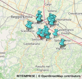 Mappa Via G. Cavalcanti, 41042 Fiorano Modenese MO, Italia (10.944)
