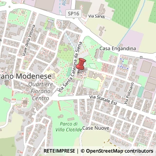 Mappa Via Santa Caterina da Siena, 28, 41042 Fiorano Modenese, Modena (Emilia Romagna)