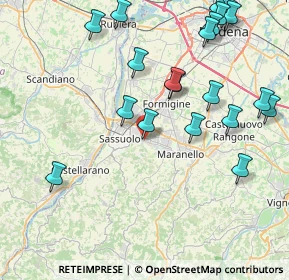 Mappa Via G. Cavalcanti, 41042 Fiorano Modenese MO, Italia (9.8455)